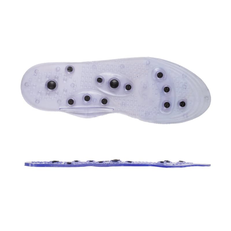 3 Pares Palmilha Ortopédica Magnética de Silicone Gel com imã para massageamento coninuo
