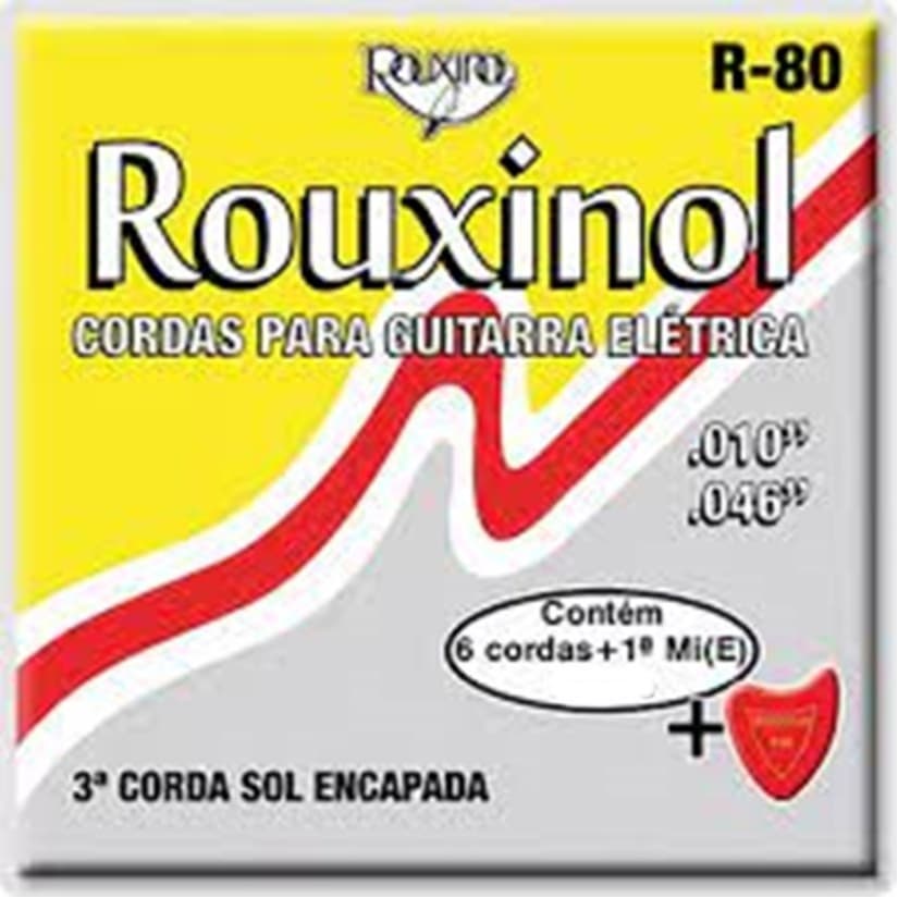 Encordoamento Cordas Para Guitarra Rouxinol R-80