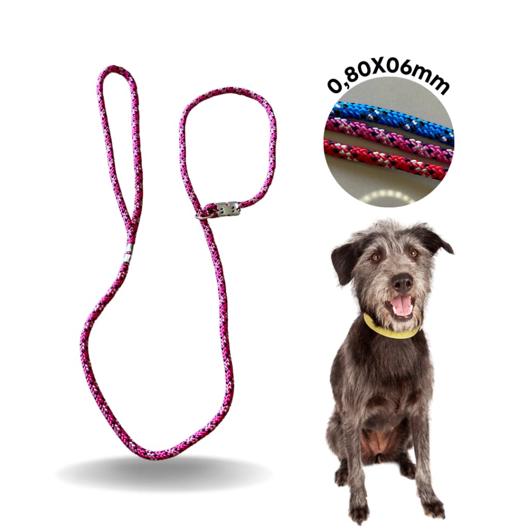 Guia De Corda Roliça SORTIDO Ajustável para Cachorros Pet Animal 0,80 - 06Mm