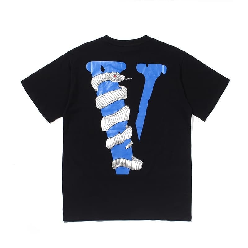 Camiseta Camisa Unissex Algodão Vlone Estilo Hip Hop Skatista