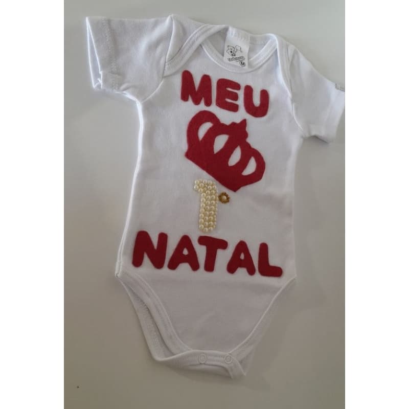 body personalizado no tema de natal