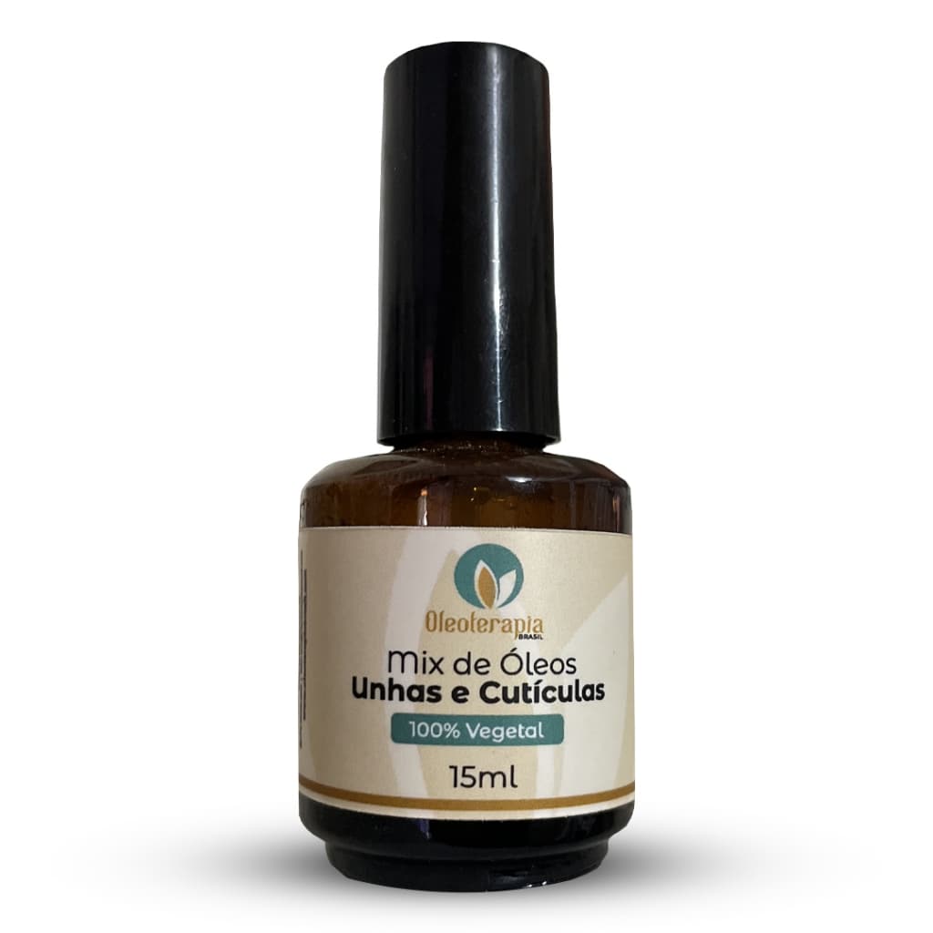Mix de óleos vegetais Unhas & Cutículas - Fortalecedor 100% natural - Oleoterapia Brasil
