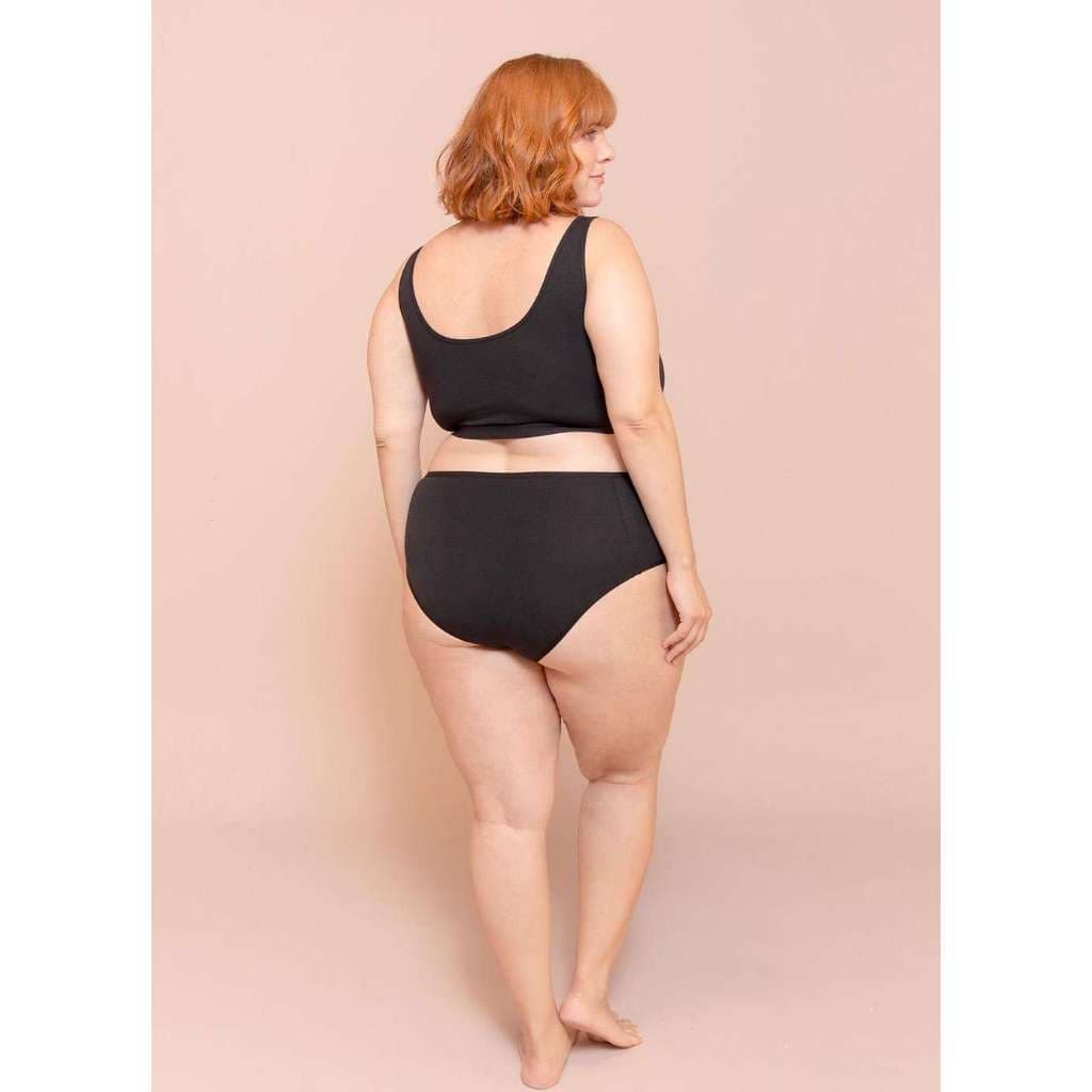 kit 10 calcinhas plus size Conforto cós alto em microfibra