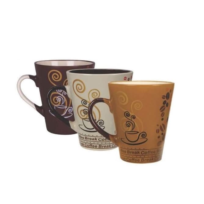 Caneca De Ceramica Moinho Café 300ml  Yazi