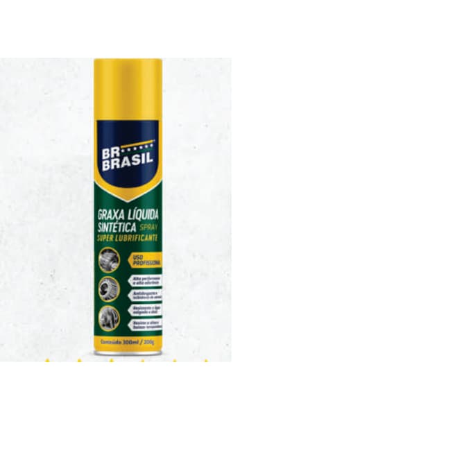 Graxa Líquida Sintética Spray BR Brasil 300ml