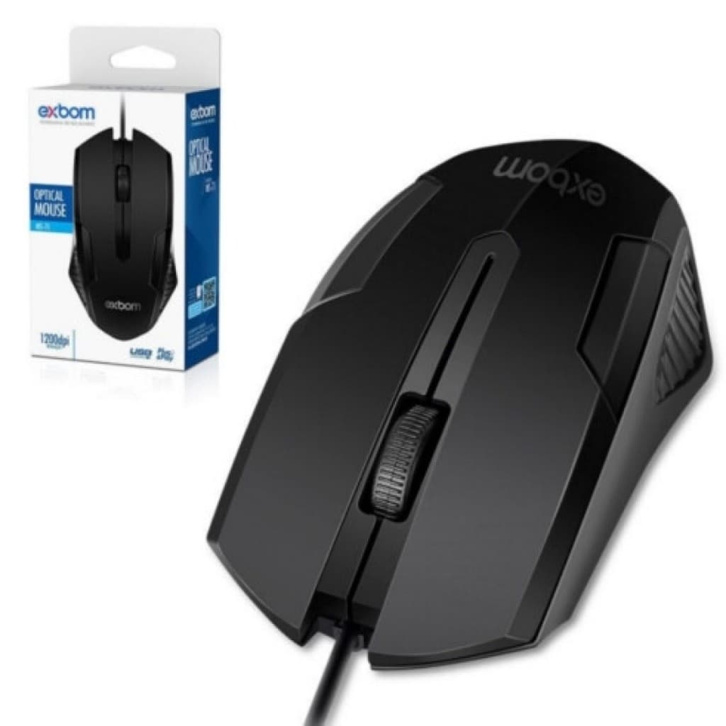 MOUSE OPTICAL EXBOM Original com Fio