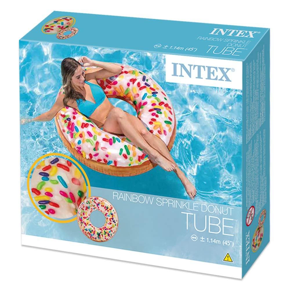 Boia Inflável Rosquinha Donut - Granulado Colorida Intex