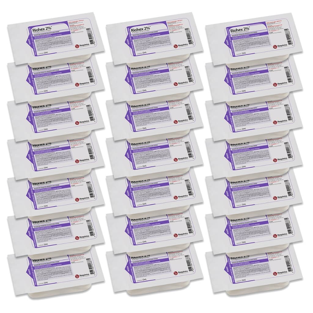 Kit c/ 20 Escova de Limpeza Degermante 2% c/Tensoativo