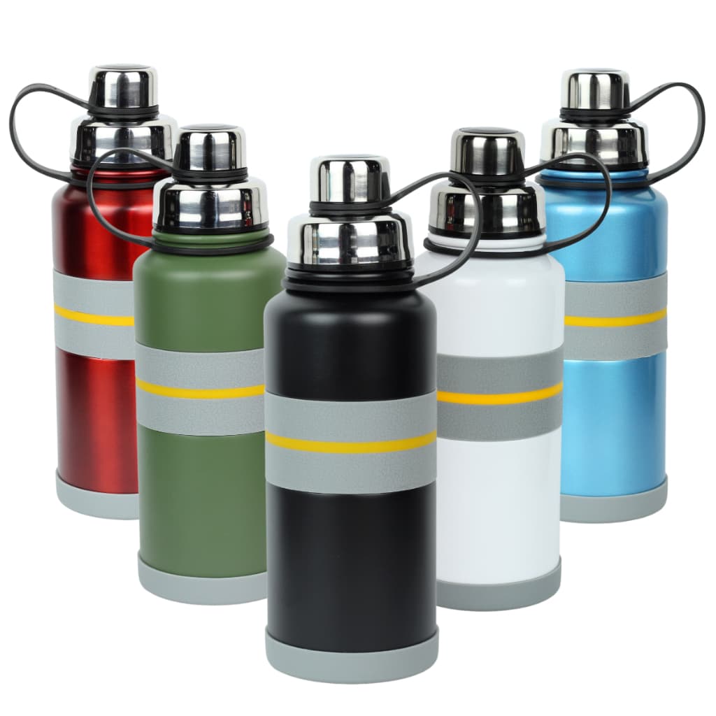 Garrafa Inox Squeeze Fitness Academia Caminhada Alça 750ml