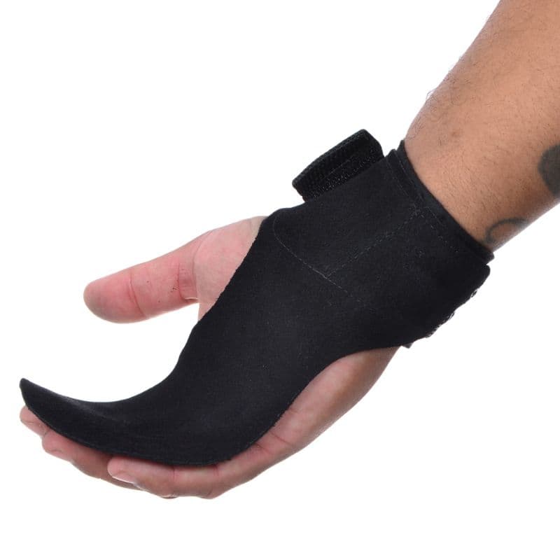 Luva Hand Grip 100% Couro sem furo com Neoprene para Crossfit e Academia Oncinha