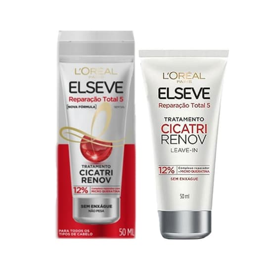 Leave-in de Tratamento L'Oréal Paris Elseve Cicatri Renov 50ml