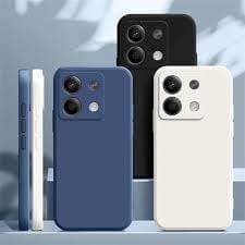 Kit 2X1 Xiaomi Redmi Note 13 Pro 5G  Película Frontal Ceramica 9D + Capa Silicone Aveludada Colorida