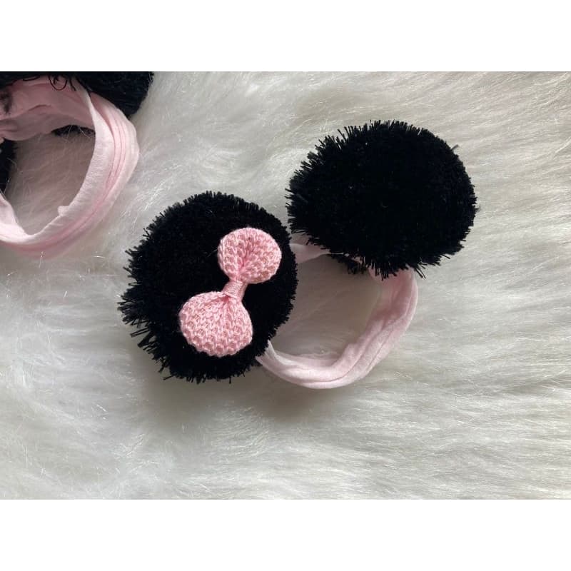 Faixa bebê orelha panda