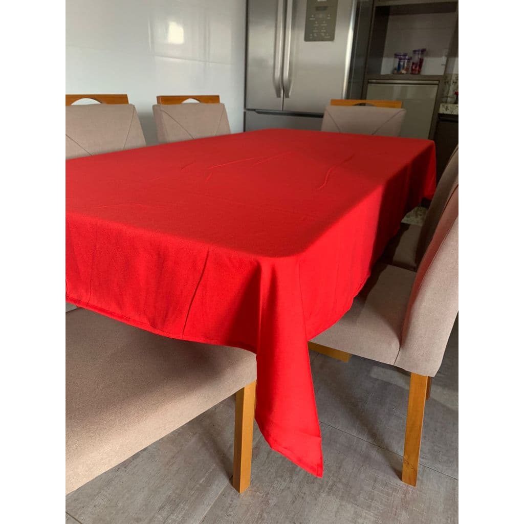 Toalha de Mesa Natalina de Oxford 4, 6, 8, e 10 lugares Natal