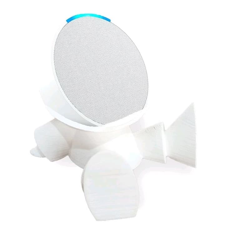 Suporte Para Alexa Echo Pop De Mesa Robô Espacial Amazon
