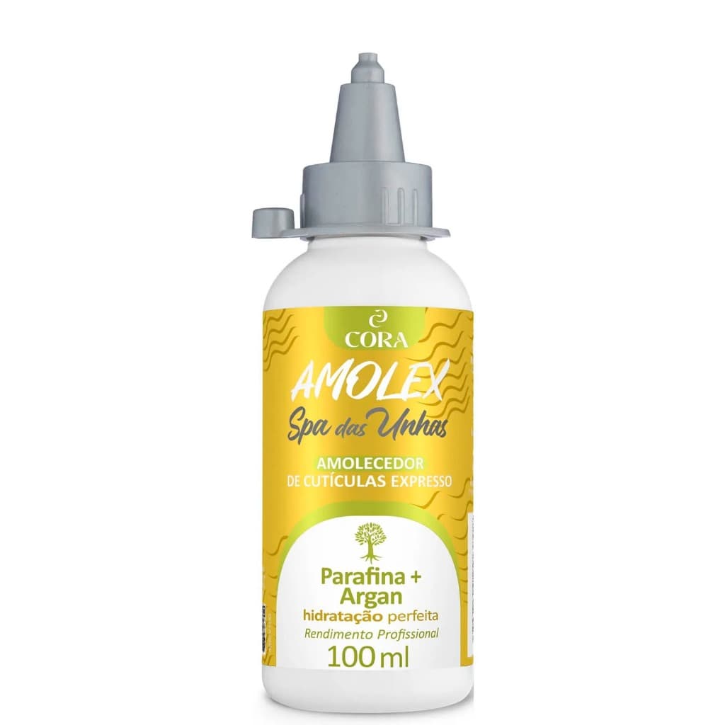 Amolecedor de Cutículas Cora Amolex Parafina + Argan Aplicador 100ml