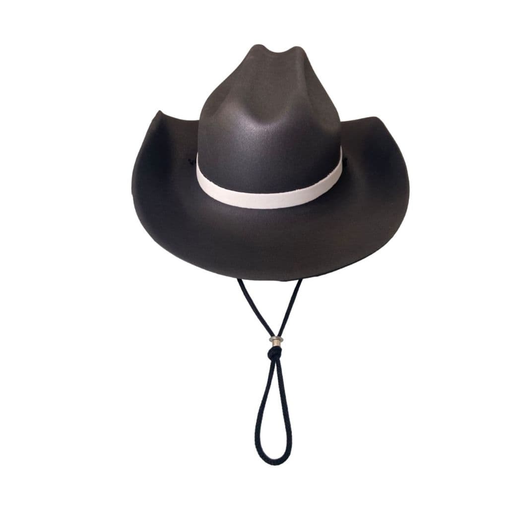 Chapéu de EVA  Cowboy Preto  Ajustável  Country Xerife Peão Vaqueiro Boiadeiro