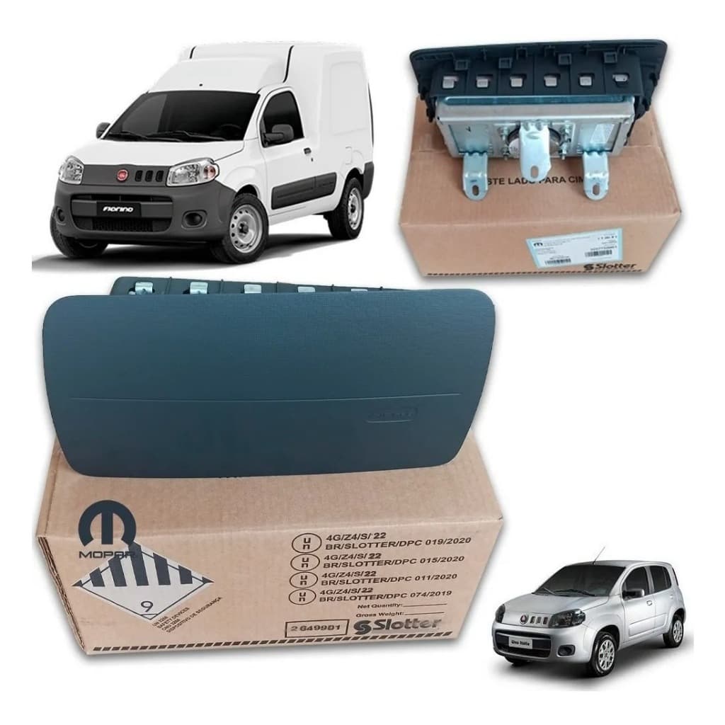 Airbag Passageiro Uno Vivave Way Nova Fiorino 100251214 TRW ORIGINAL MOPAR FIAT