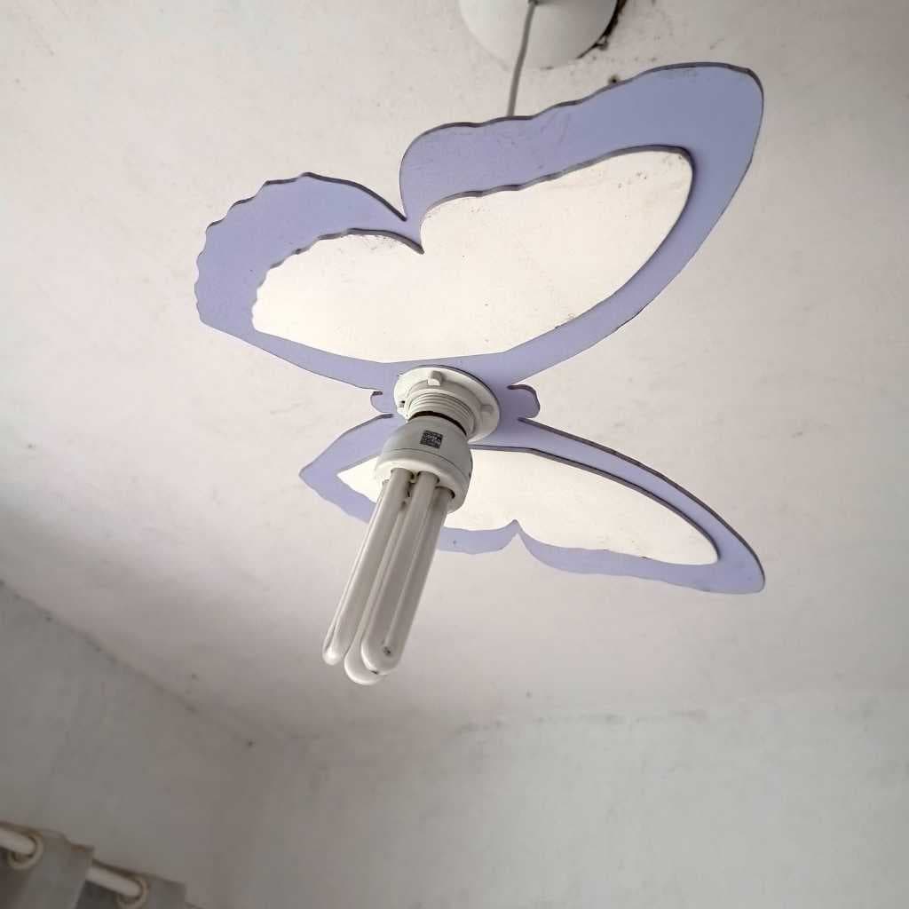Lustre Borboleta decoração quarto infantil
