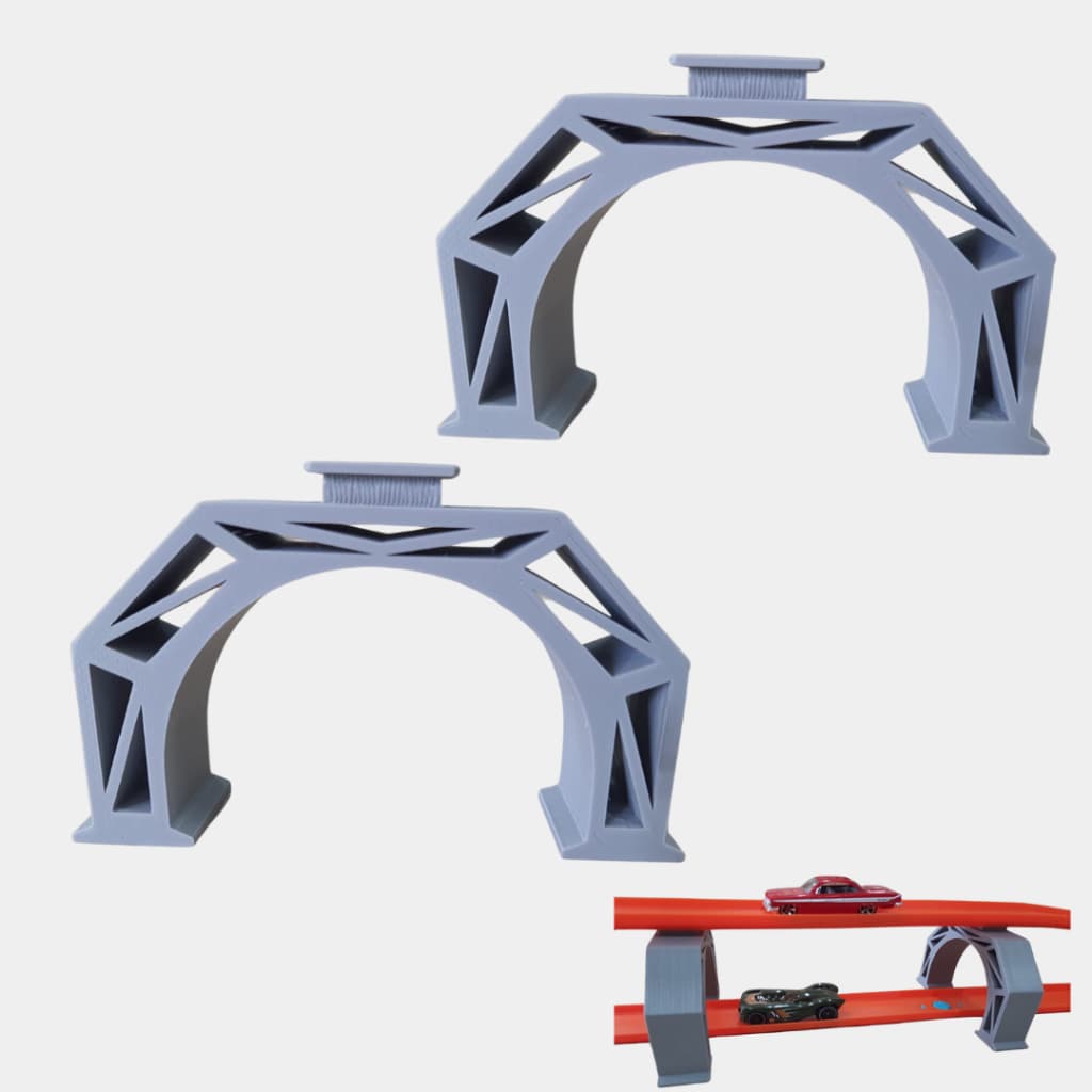 Kit 2 Pontes Para Pista Hot Wheels