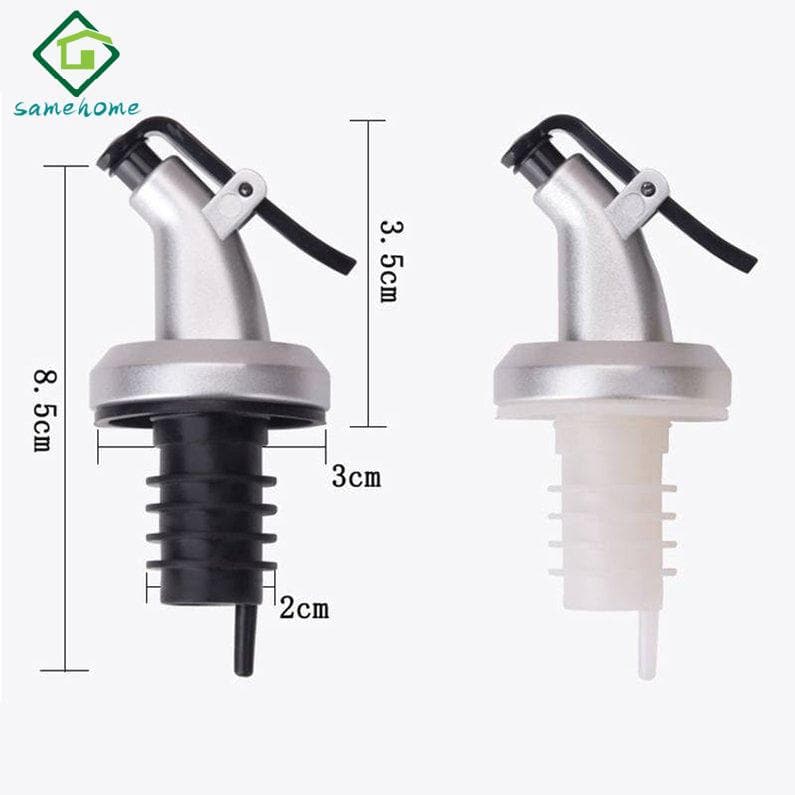 KIT 2 pcs Bico Dosador com Tampa Para Azeite de Oliva/Licor