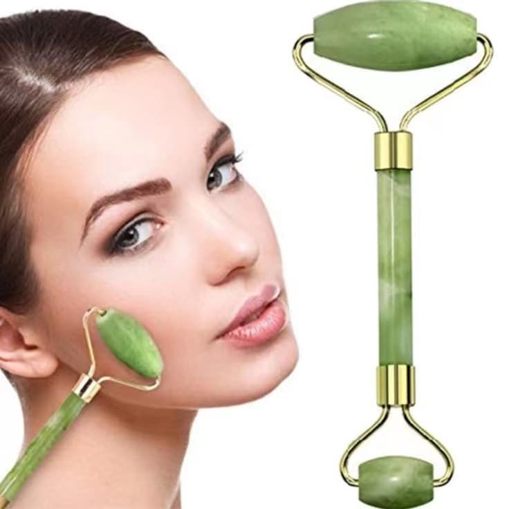 kit 6 Rolinho Pedra De Jade Facial Massageador Anti Rugas(lolibiju)
