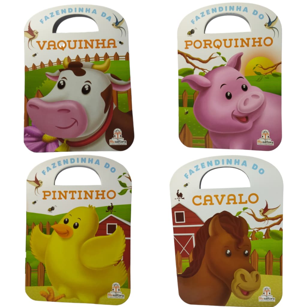 Livros Coleção Fazendinha: fazendinha - animais da fazenda - livros infantis - Blueditora