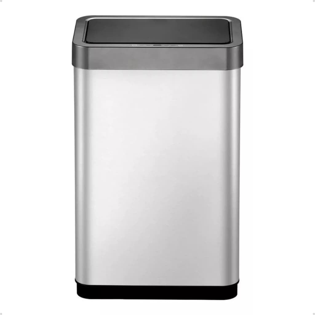 Lixeira Automática com Sensor Inteligente 50L Aço Inox - MODERNA