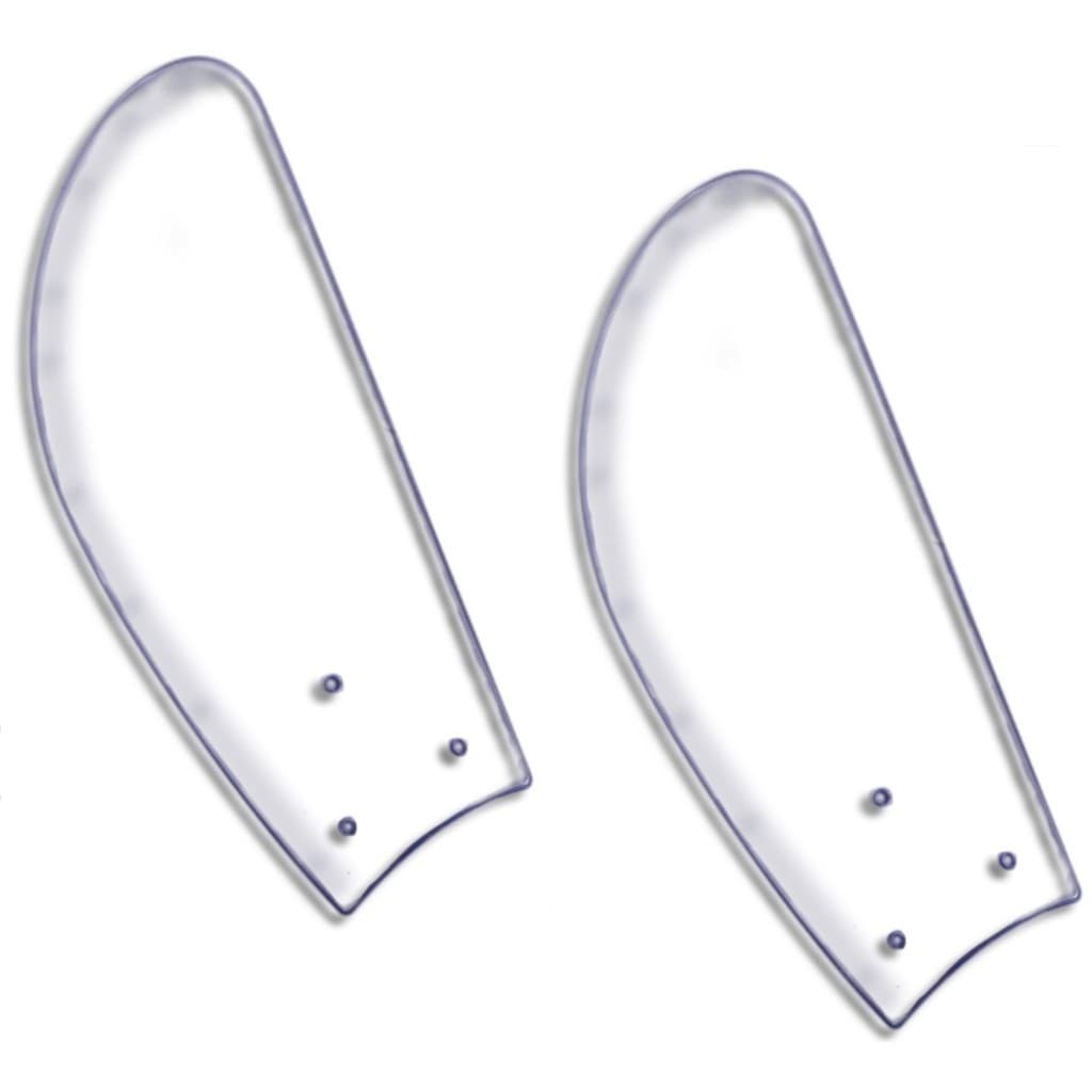 2 Pás Cristal Tubarão Acrílico Venti Delta Ventilador de Teto New Cristal Light - 2