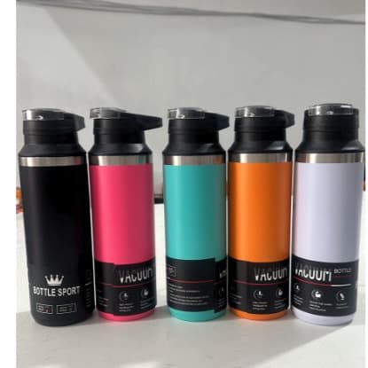 Garrafa 510ml Térmico Portátil De Aço Inoxidável De Camada Dupla Para Exterior Garrafa Térmica Isolada
