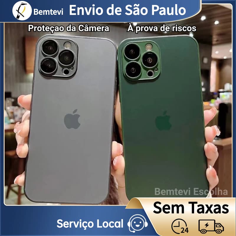 Bemtevi Alta Qualidade Capinha iphone 11 Ag Capa protetora de vidro fosco para iPhone 15 14 13 12 11 Pro