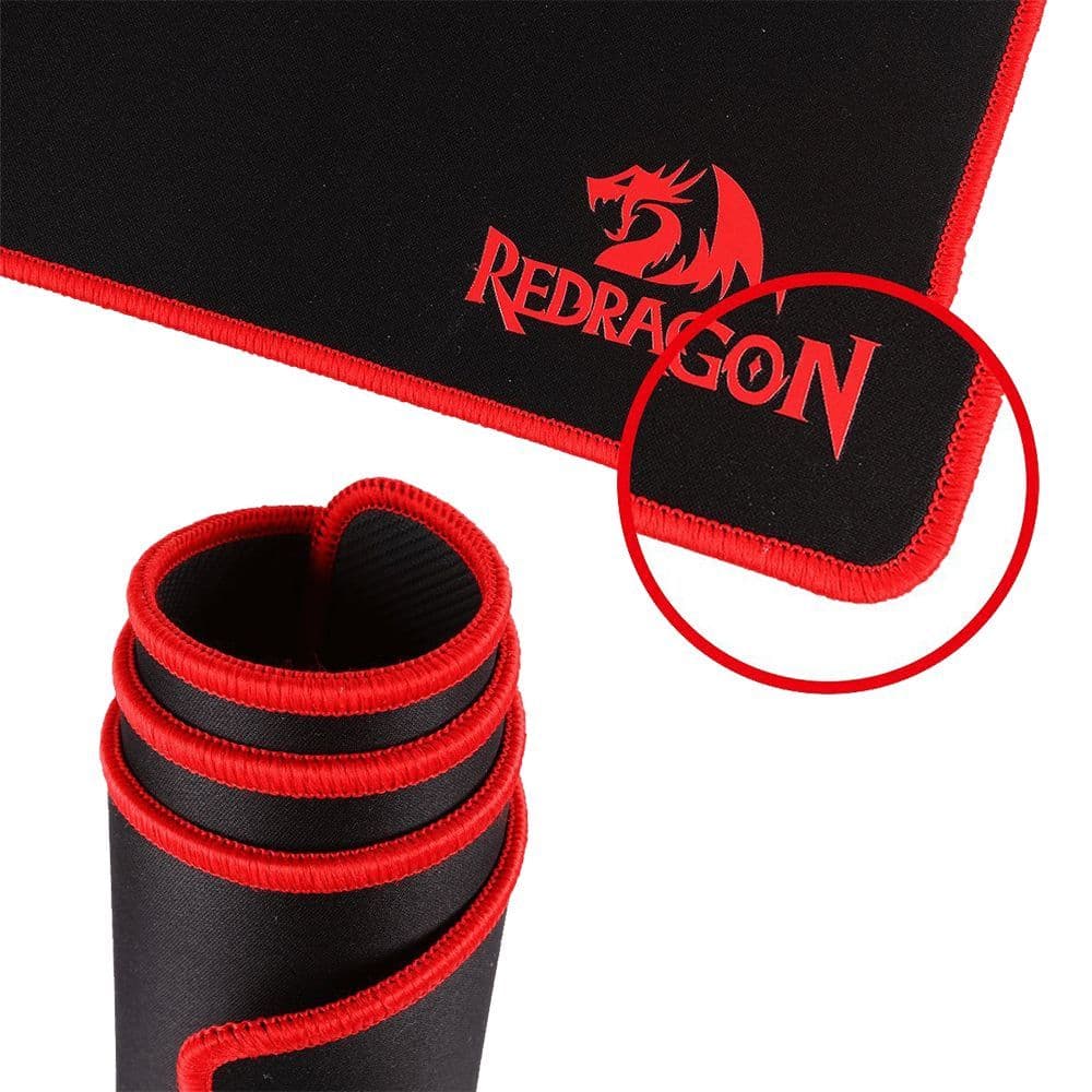Mousepad Gamer Redragon Suzaku P003 800x300mm Base Teclado Mouse Speed Costurada