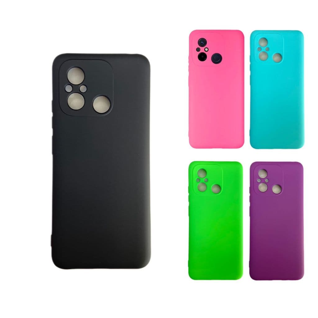 Capa Capinha de Celular compatível Redmi 12C de Silicone e Aveludada