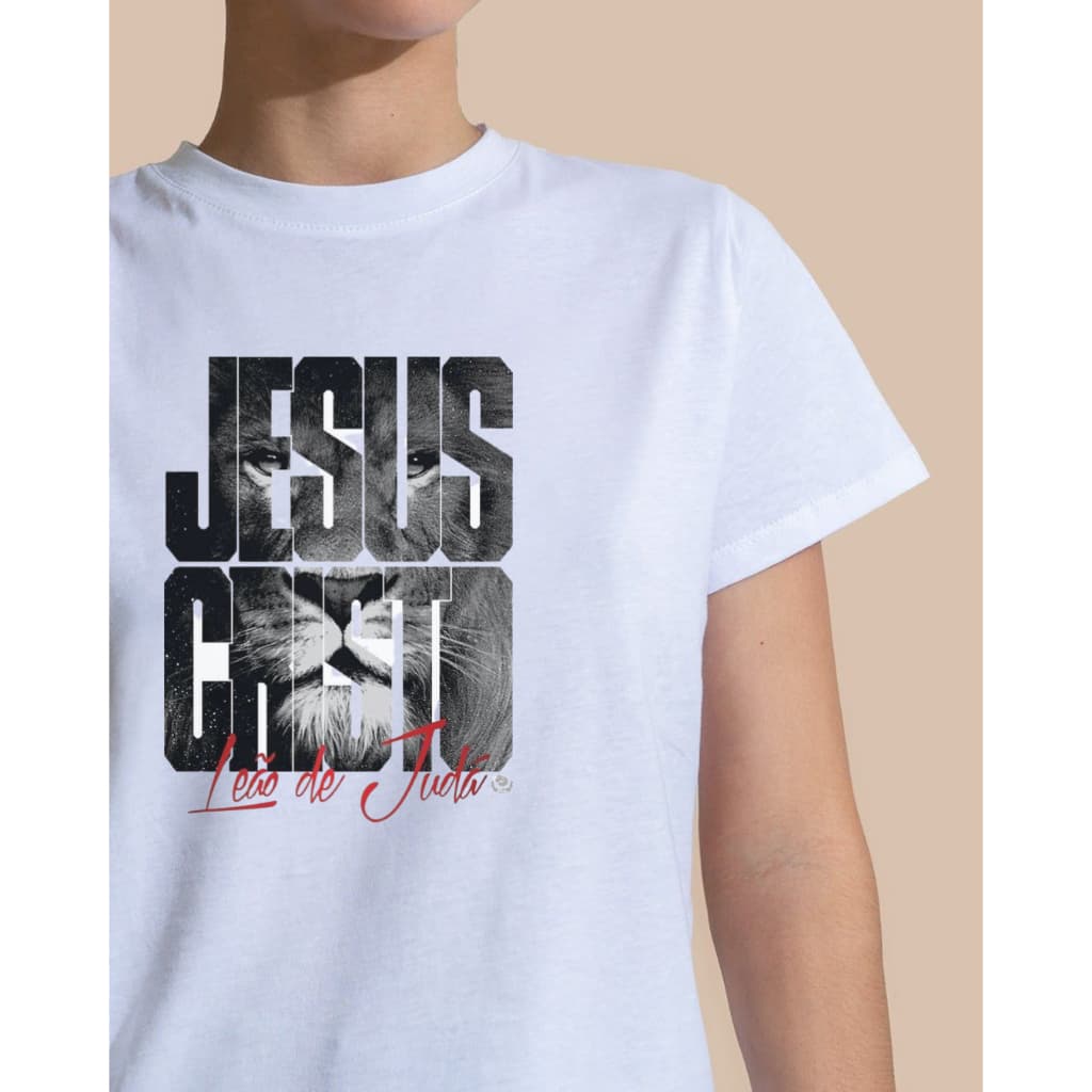 CAMISETA FEMININA JESUS CRISTO - TSHIRT GOSPEL