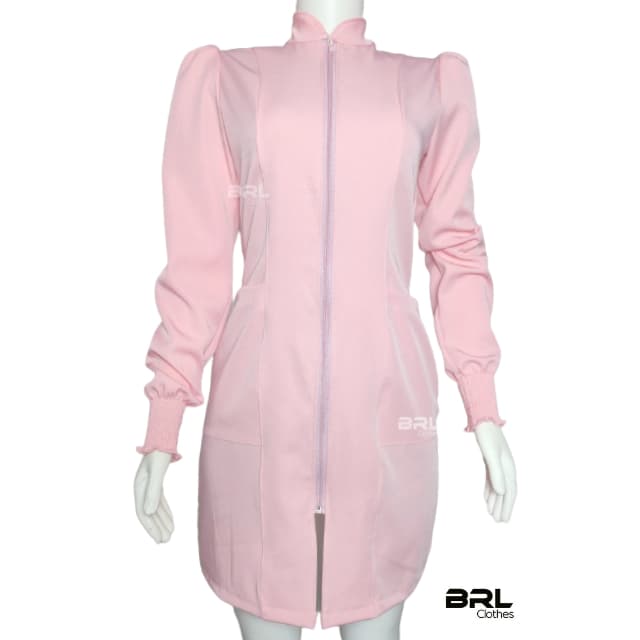 JALECO FEMININO ROSE - JALECO MANGA PRINCESA GABARDINE TWO WAY