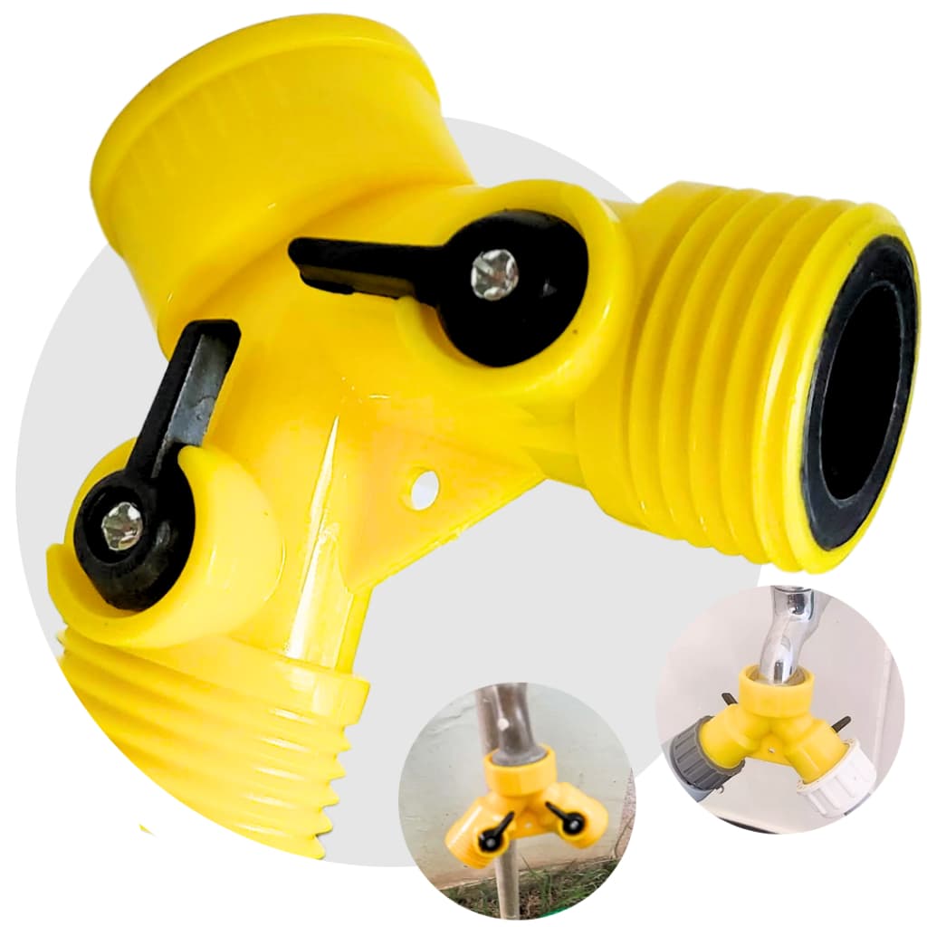 Derivação Y C/ Engate 1/2 Rosca 3/4 Beltools - Lava Louça Maquina de Lavar Roupa Tanquinho Irrigadores Jardim  Mangueira