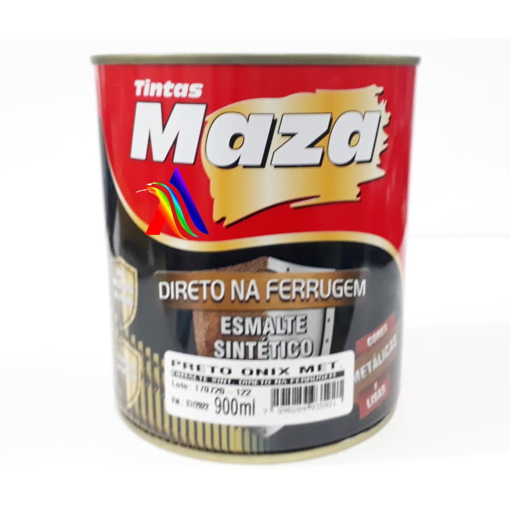 inta Esmalte Direto Na Ferrugem Preto Onix Maza 900ml