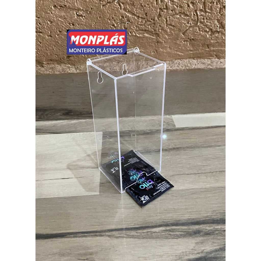 DISPENSER DE PRESERVATIVOS EM ACRILICO