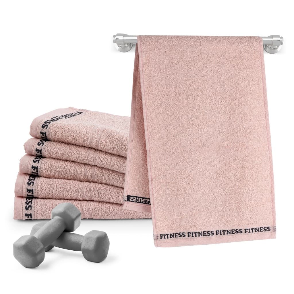 Kit 06 Toalhas de Academia Fitness Super Absorvente