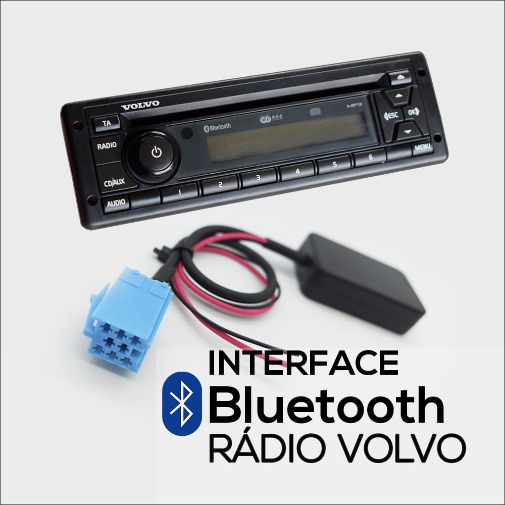 Interface  Bluetooth RÁDIO VOLVO Delphi FH
