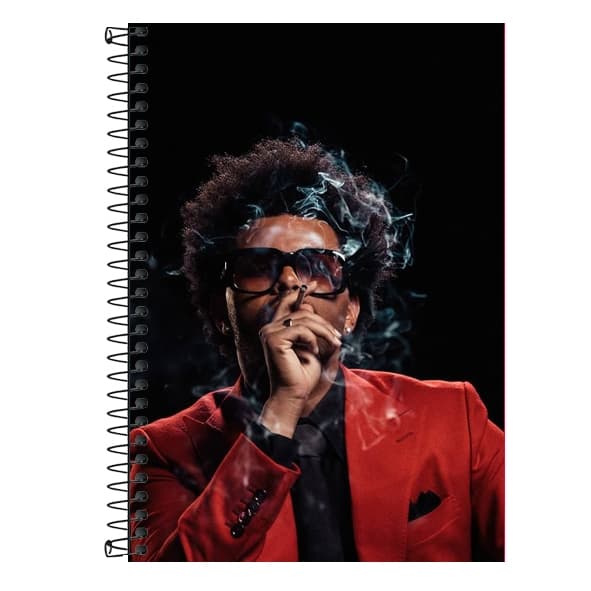 Caderno Personalizado The Weeknd - 1 matéria, 10 matérias e 20 matérias