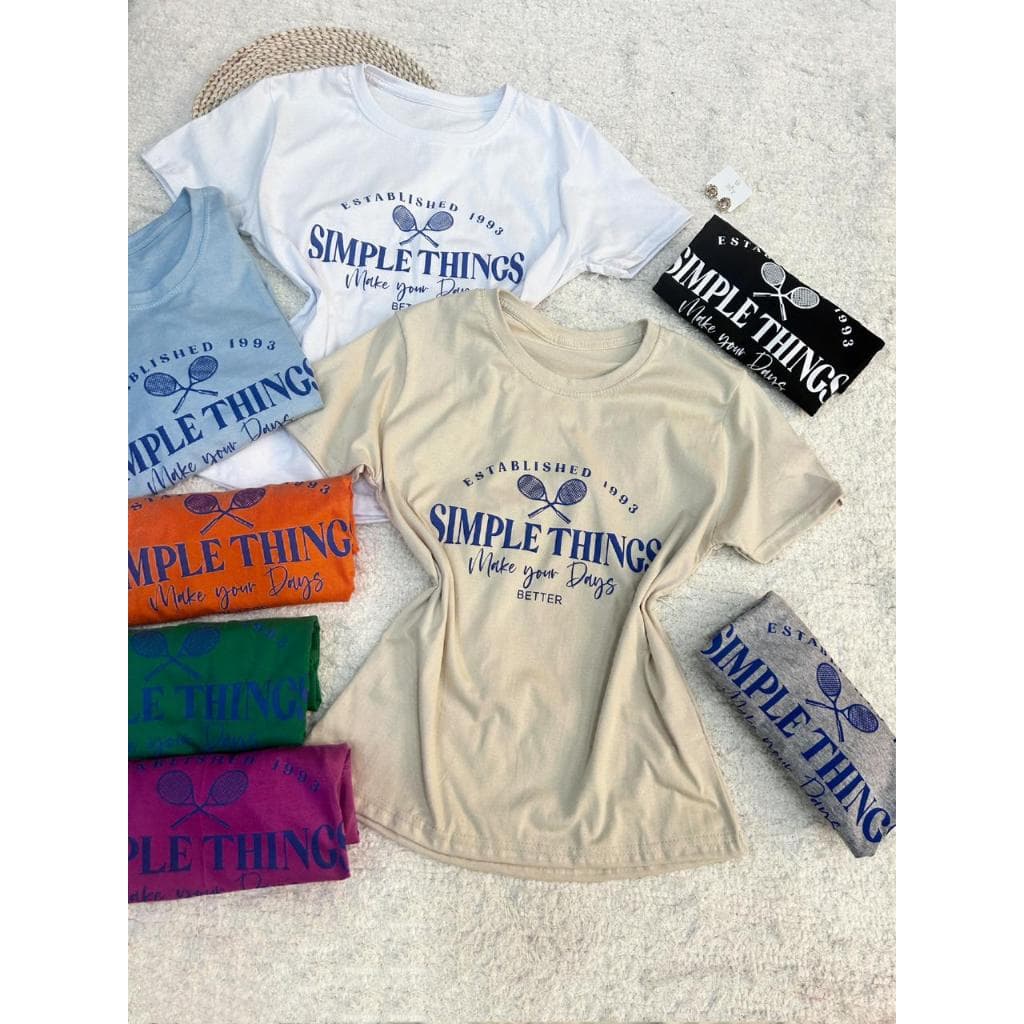 T-shirts manga longa algodão-padrão raquete de tênis/estilo INS