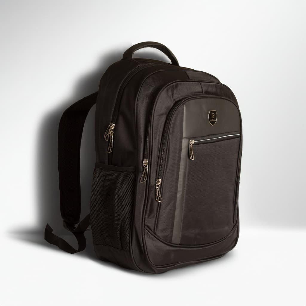 Mochila Unissex de Alta Qualidade Preta Grande  Reforçada Impermeavel  Divisória para Notebook Trabalho Faculdade Barata
