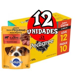 Sachê Pedigree Pague 10 Leve 12 Cães Raças Pequenas