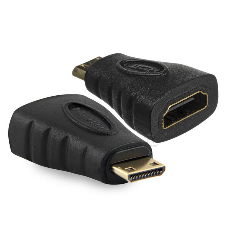 Adaptador Hdmi Fêmea X Mini Macho Full Hd 1080i Tablet Gold