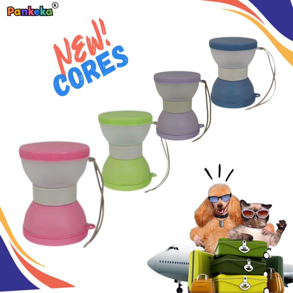 Pote de Passeio Pet Lancheira Para Cães e Gatos - Unidade