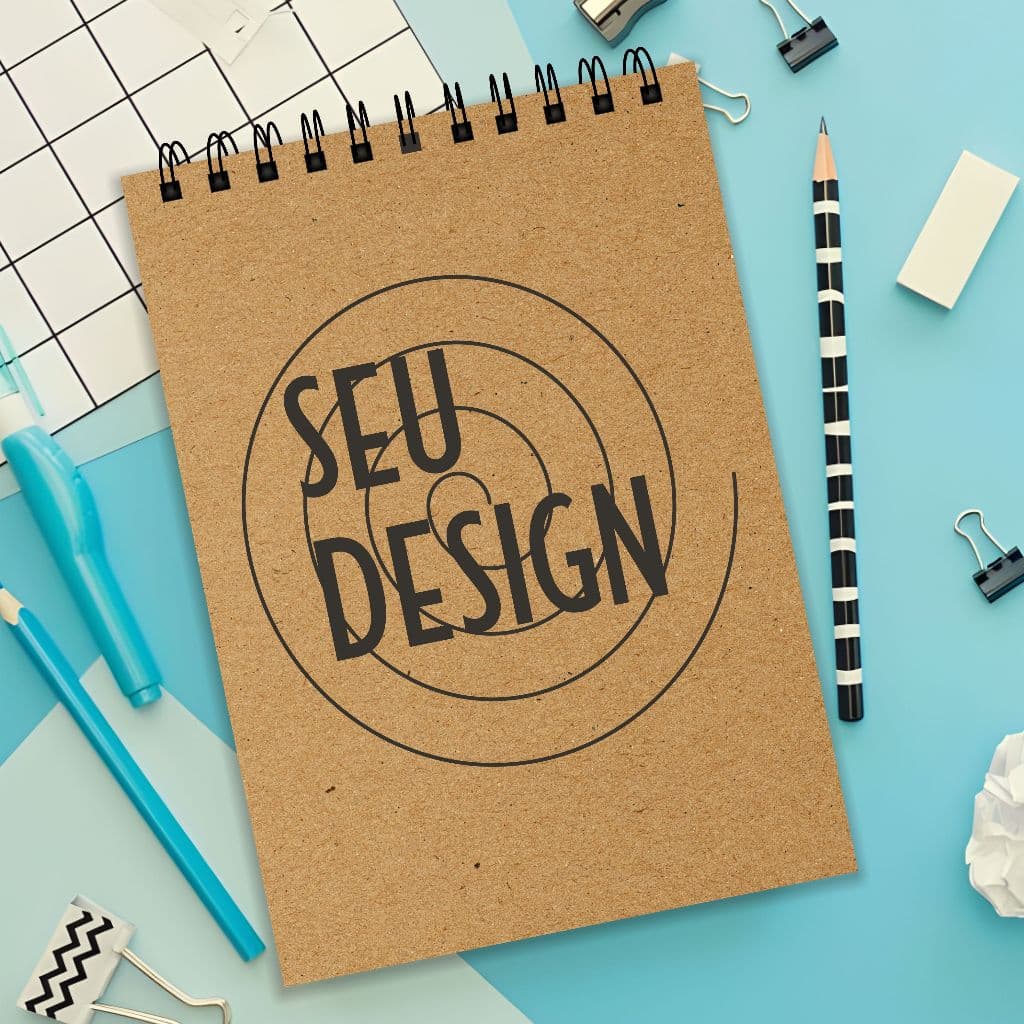 Sketchbook Caderno de Desenho Aquarela A4 21x29,7cm 70 folhas 180g - 50 folhas 240g [Sua Arte na Capa] Personalizado