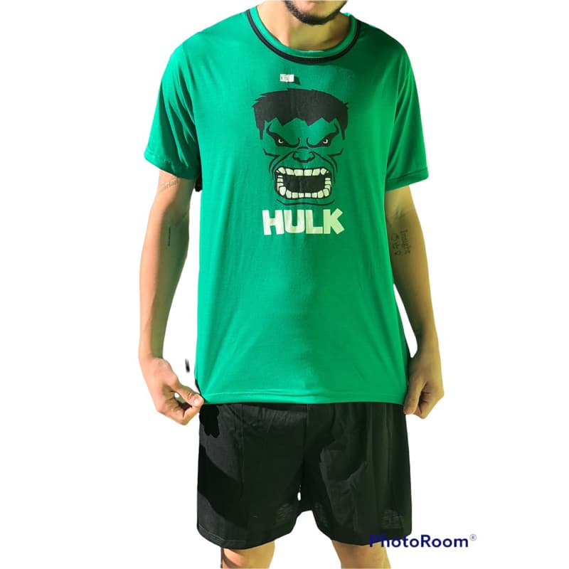 Pijama temático pijama huck pijama meia manga