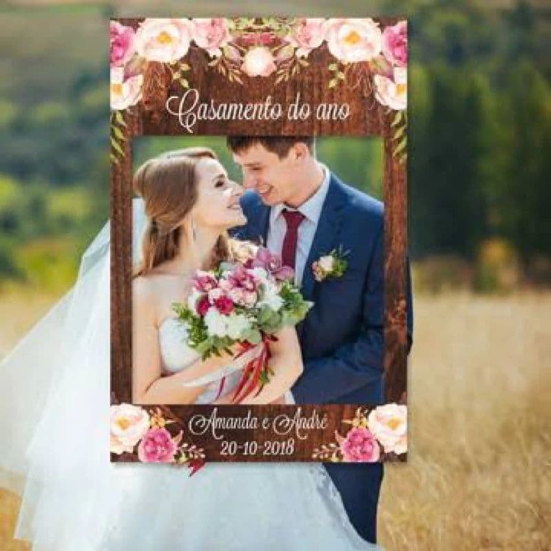Quadro Decorativo Fotos Festa Casamento
