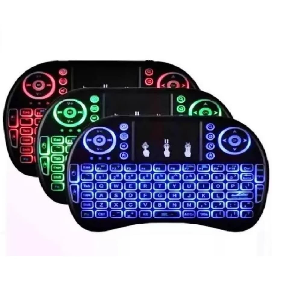 Mini Teclado Controle Sem Fio Para Smart Tv Tv Box Pc